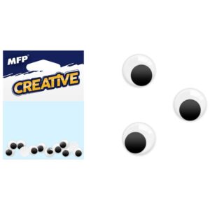 Oči pohyblivé 0,7cm 12ks