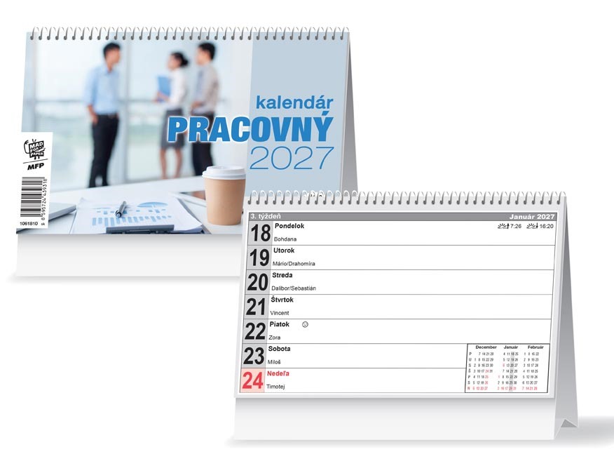 SK Kalendár 2027 stolový Pracovný - pracovný