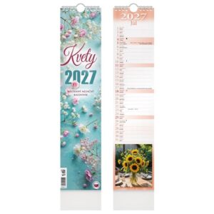 SK Kalendár 2027 viazankový Kvety - mesačný