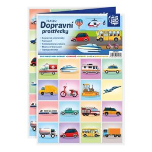Pexeso MFP 3xA4 Dopravné prostriedky