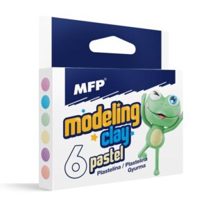 Modelovacia hmota 6 ks farieb PASTEL 100g