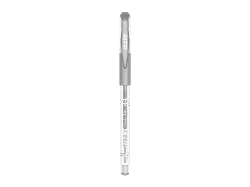 Pero gelové strieborná metalic GM1038- silver