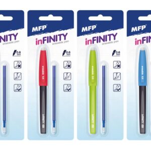 Pero gumovacie Infinity + náplň 0,6 modré blister