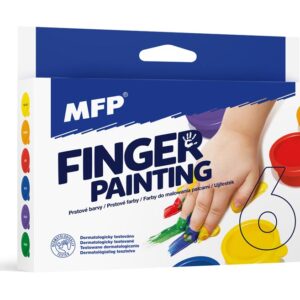 Farby prstové 6 farieb 30ml