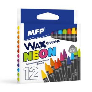 Voskovky MFP neón 12 farieb - trojhranné