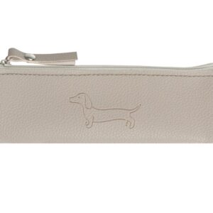 Peračník etue mini s gumou na diár Sausage Dog gray 20x4cm