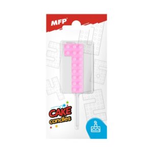 Sviečka tortová MFP blok č. 1 ružová