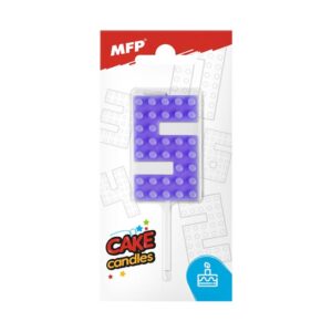 Sviečka tortová MFP blok č. 5 fialová