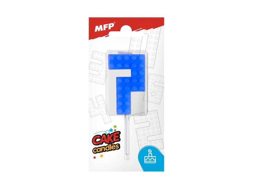 Sviečka tortová MFP blok č. 7 modrá
